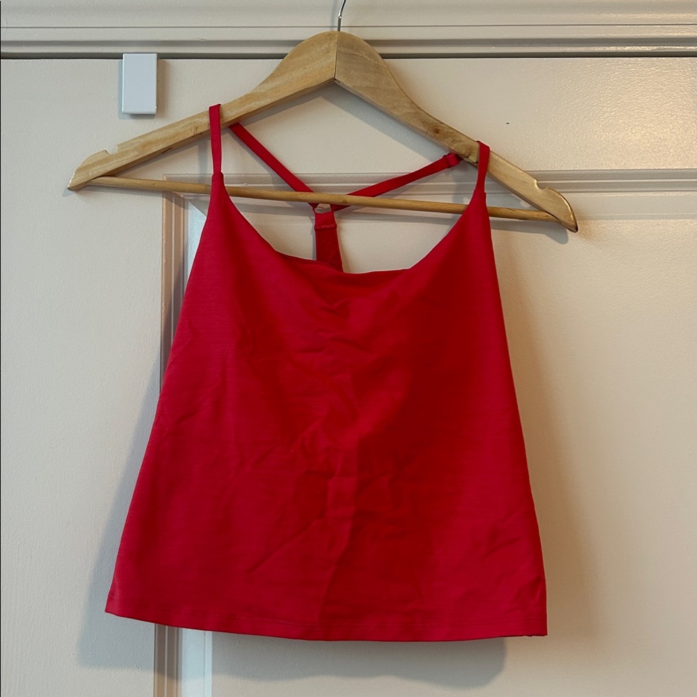 Outdoor Voices TechSweat Cami - Red/ Size Large